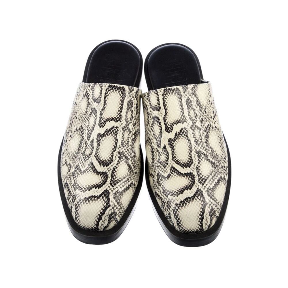 Snake Skin Python Slip On Mule - image 3